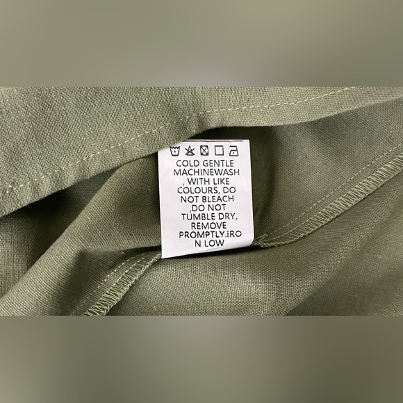 Princess Polly *NWT LYLE MINI DRESS SAGE Green Size 12 - Picture 9 of 10